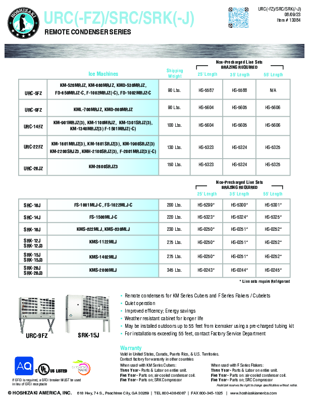 Cutsheet