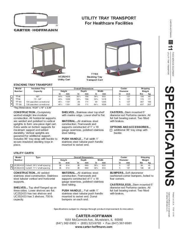 Cutsheet