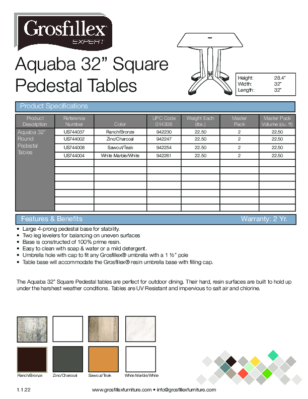 Cutsheet