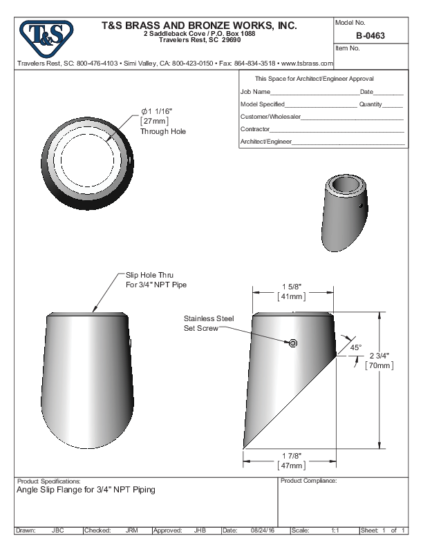 Cutsheet