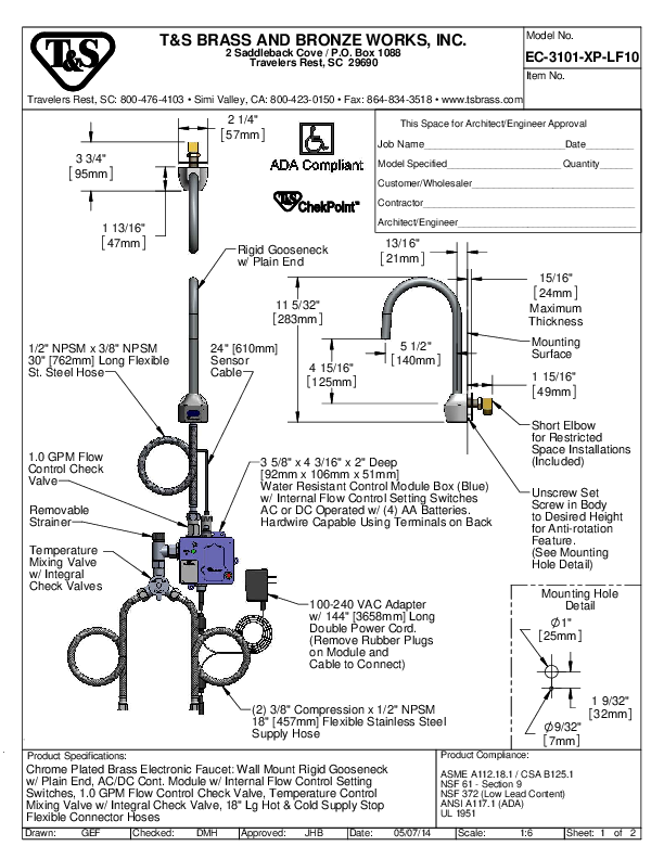 Cutsheet