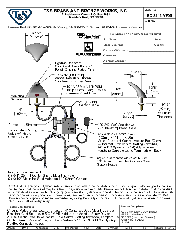 Cutsheet