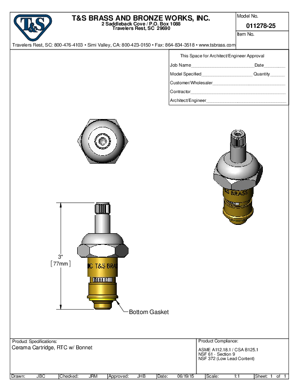 Cutsheet