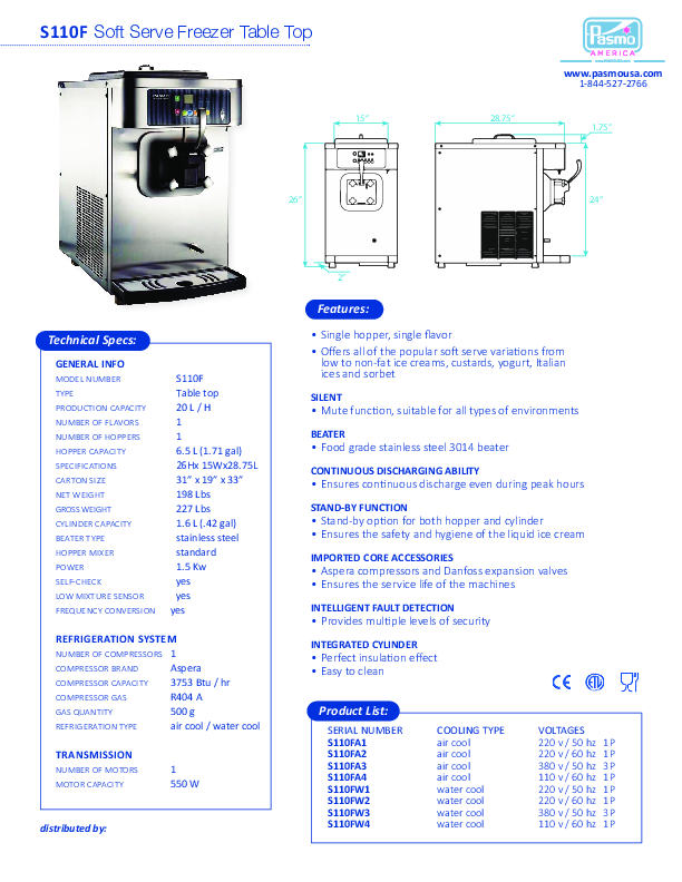 Cutsheet