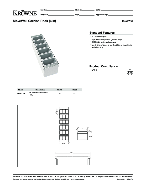 Cutsheet