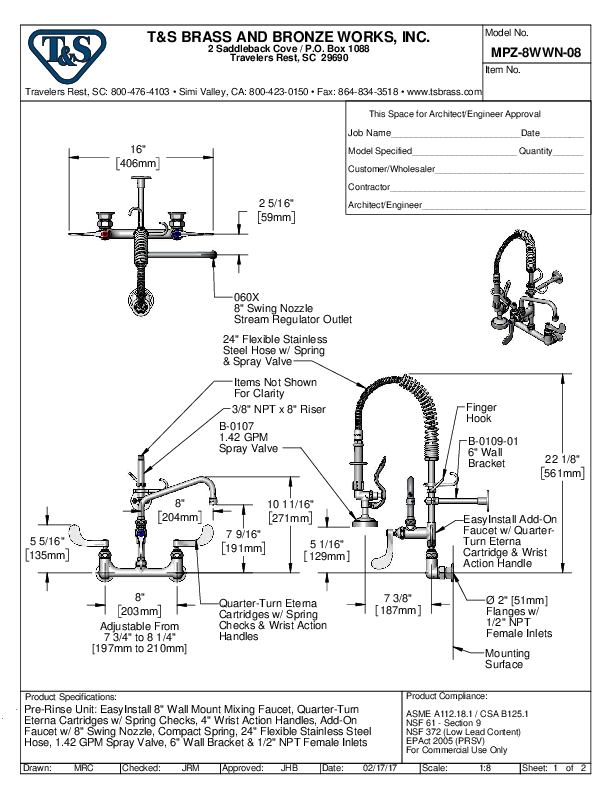 Cutsheet