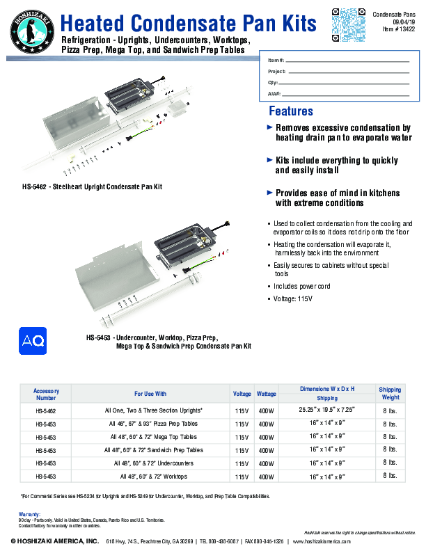 Cutsheet