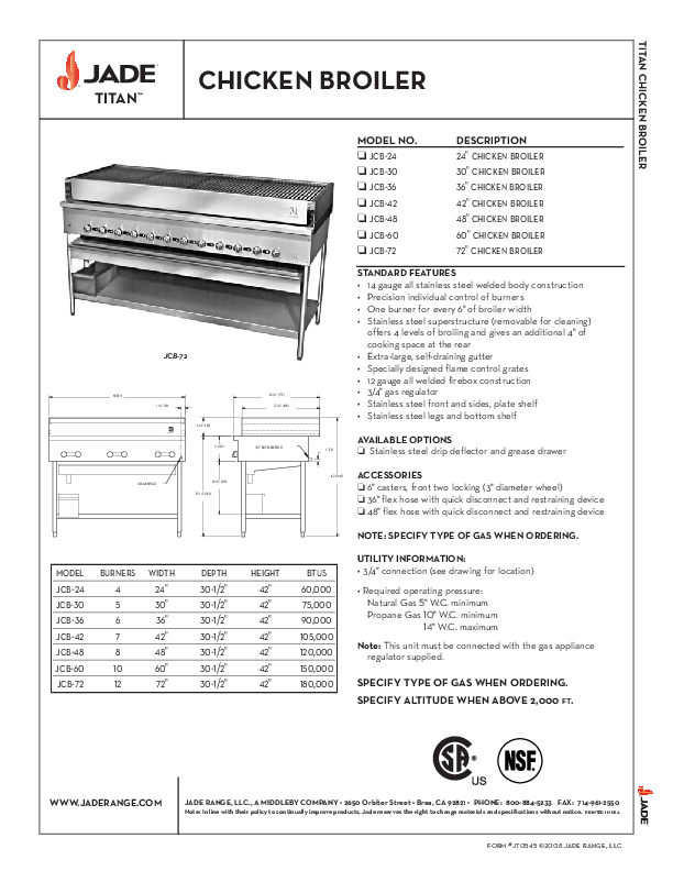 Cutsheet