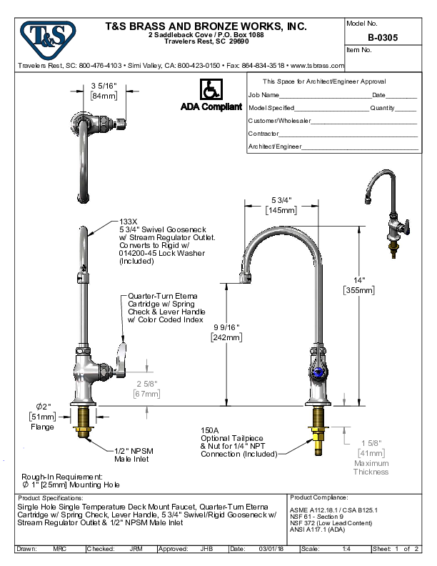 Cutsheet