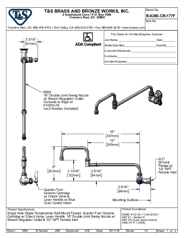 Cutsheet