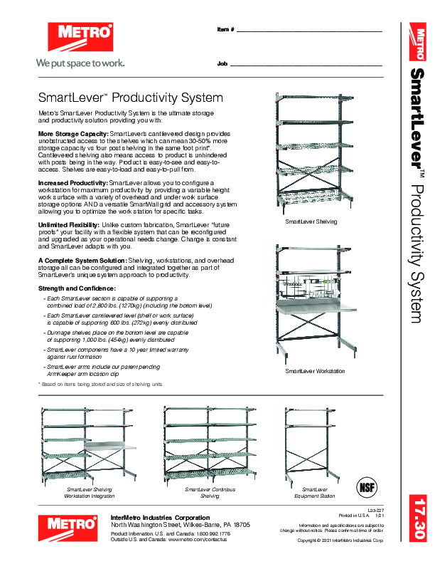 Cutsheet