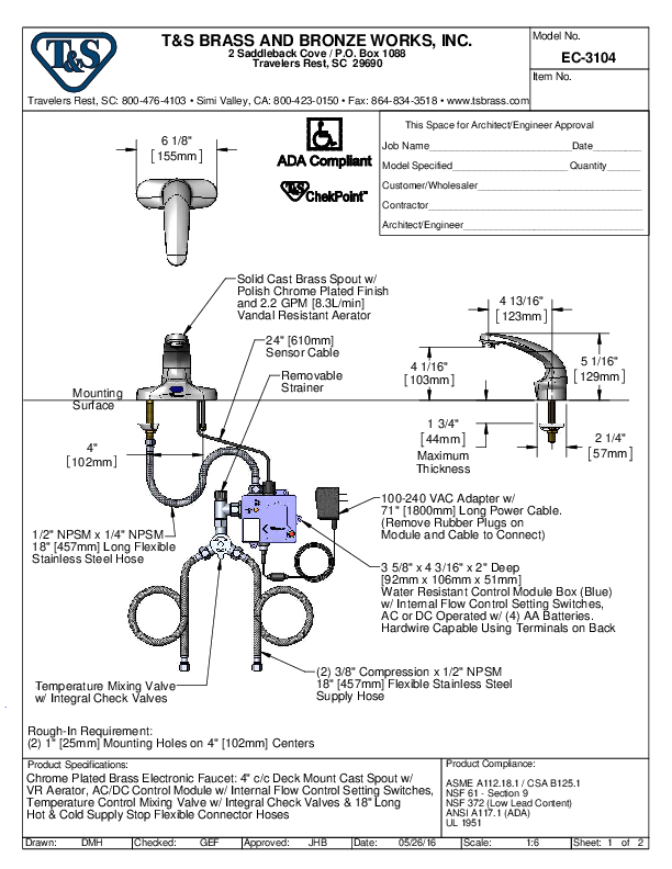 Cutsheet