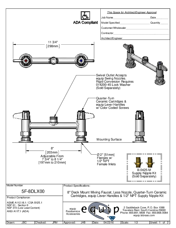 Cutsheet