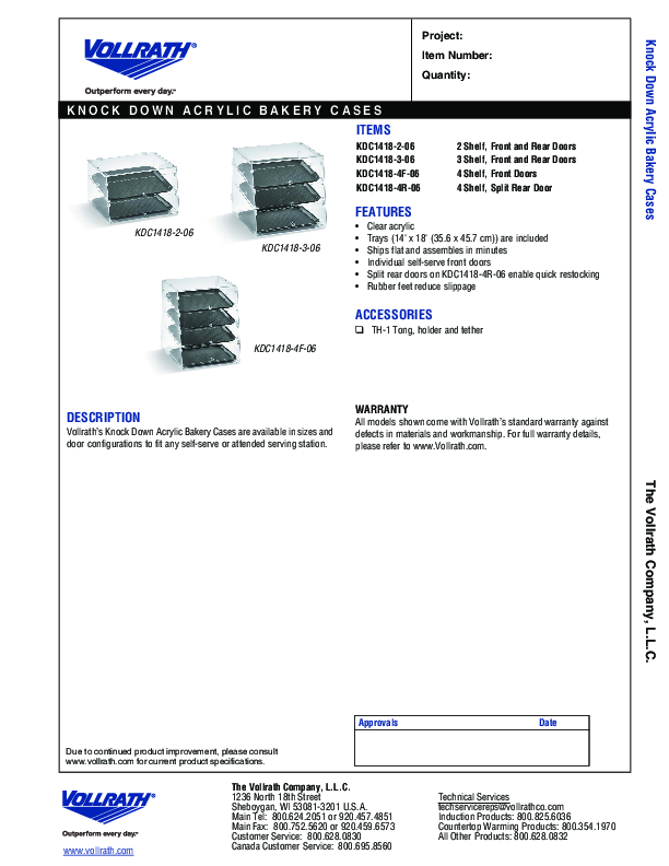 Cutsheet