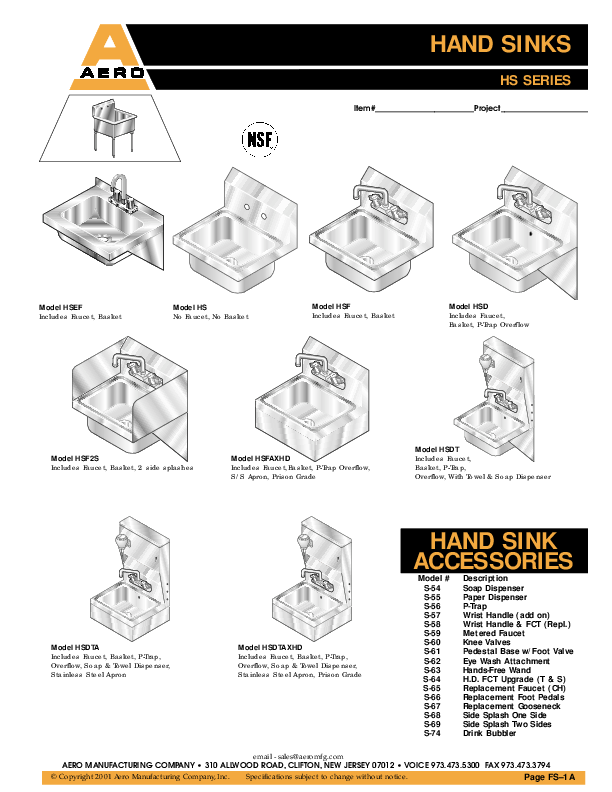 Cutsheet