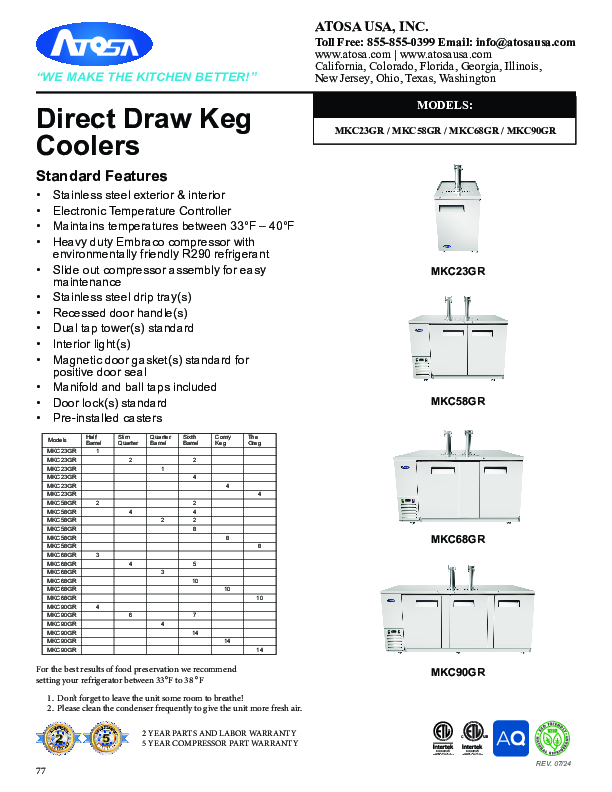 Cutsheet