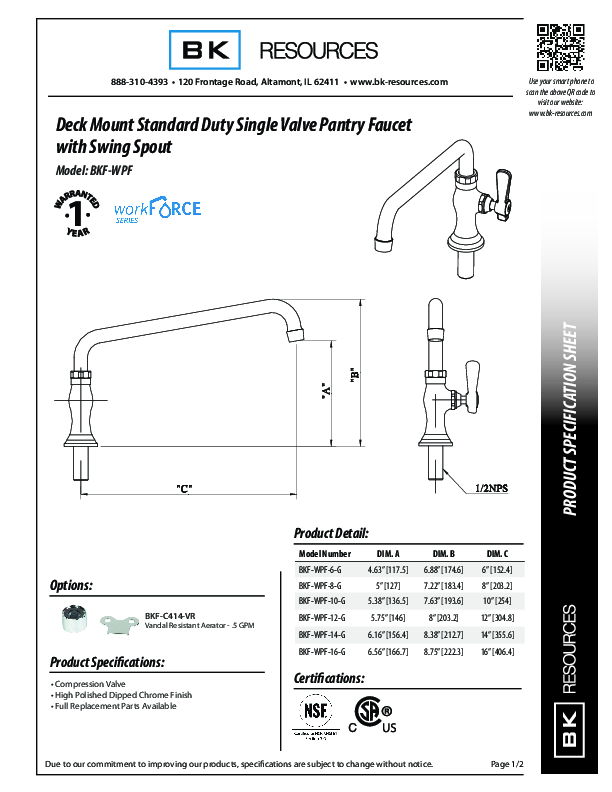 Cutsheet