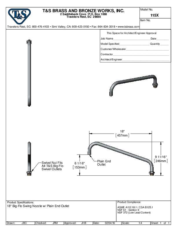 Cutsheet