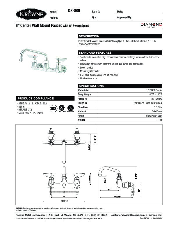 Cutsheet