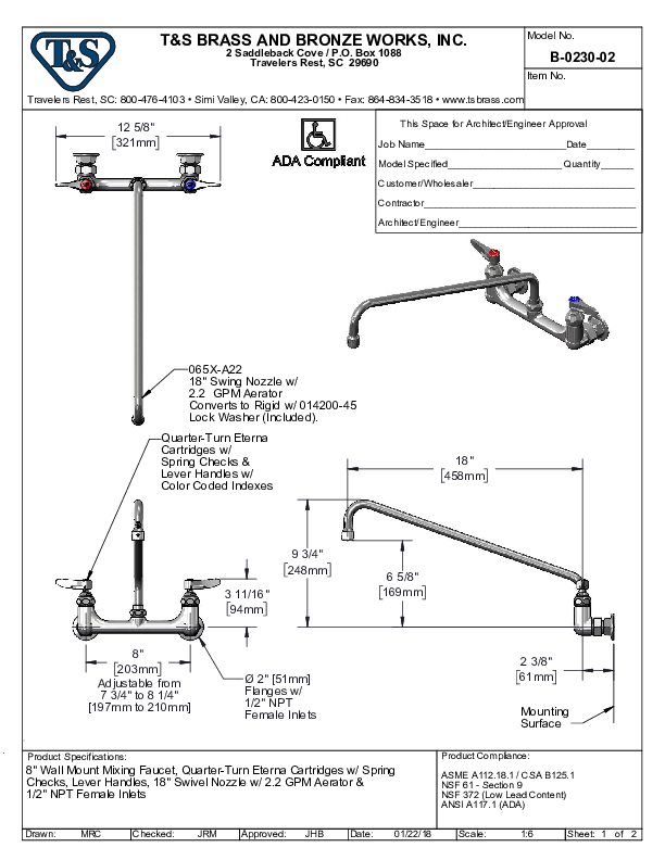 Cutsheet