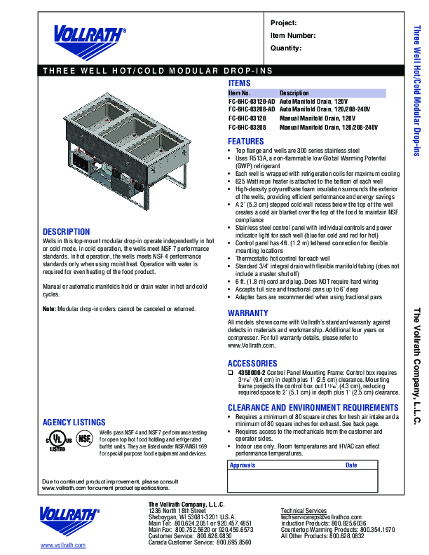 Cutsheet