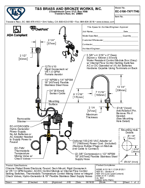 Cutsheet