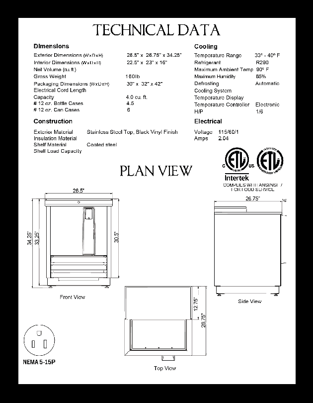 Cutsheet