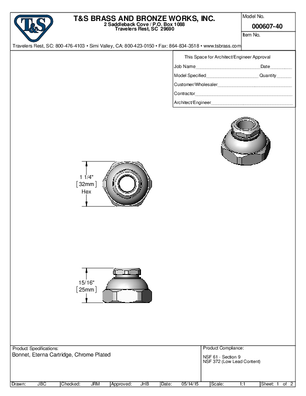 Cutsheet