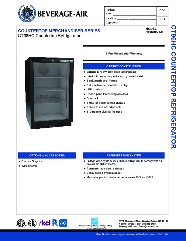 Cutsheet