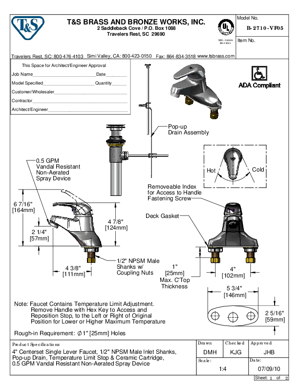 Cutsheet