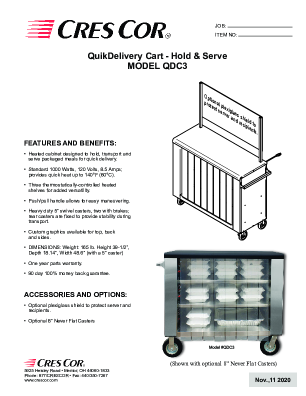 Cutsheet