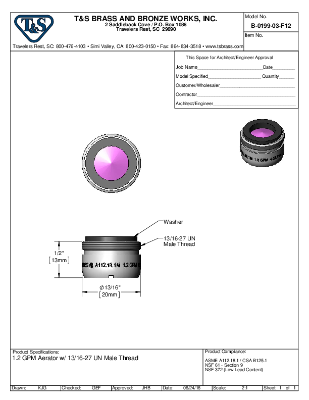 Cutsheet