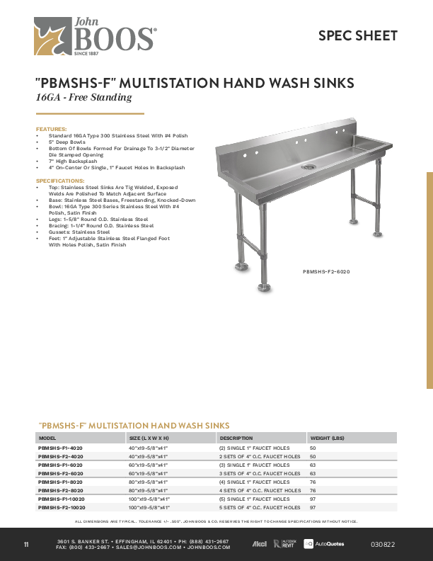 Cutsheet