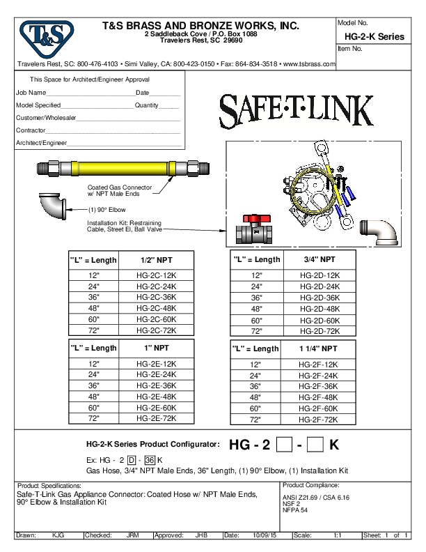 Cutsheet