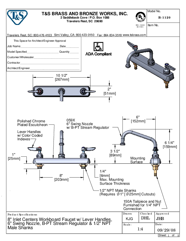 Cutsheet