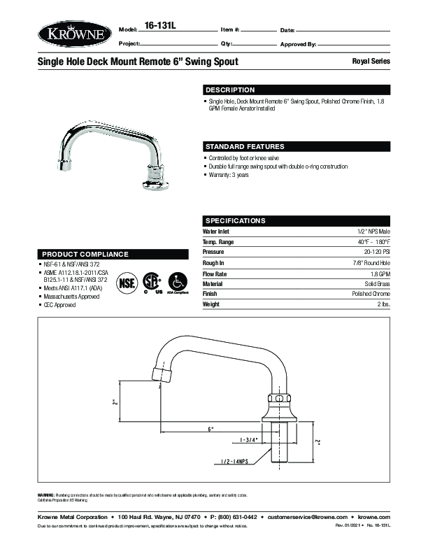 Cutsheet