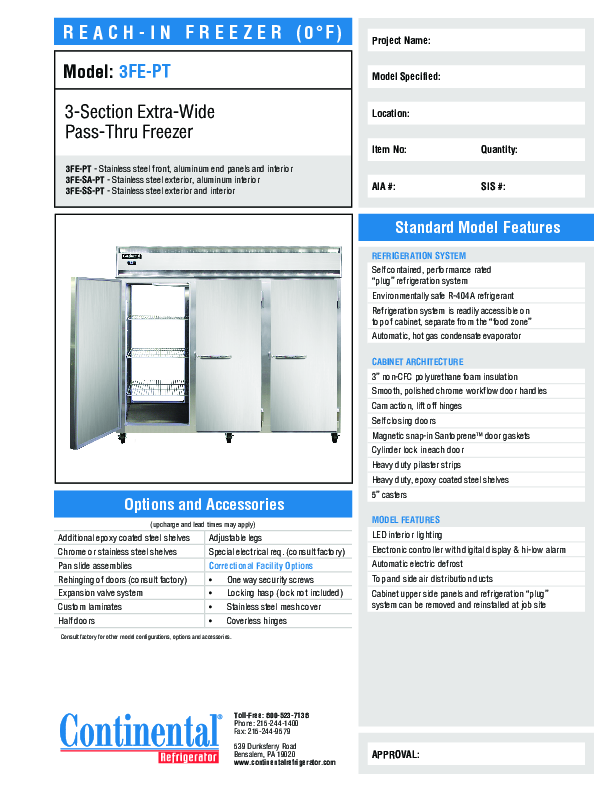 Cutsheet