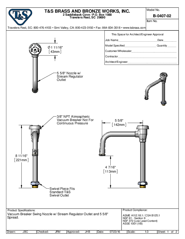 Cutsheet