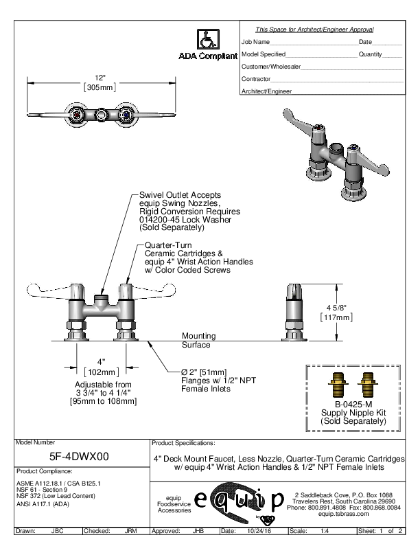 Cutsheet