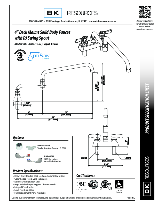 Cutsheet