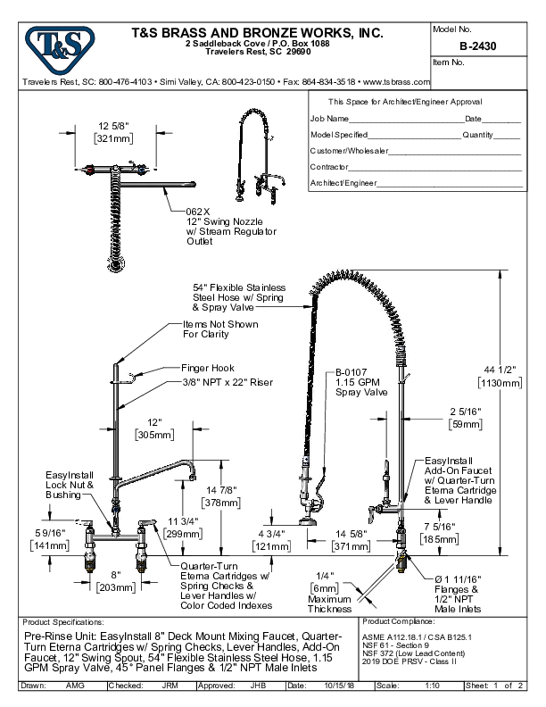 Cutsheet