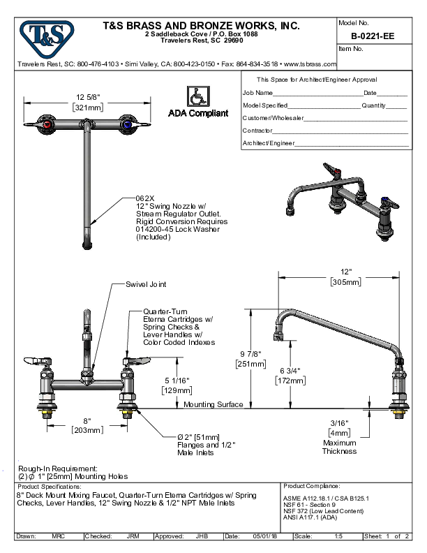 Cutsheet