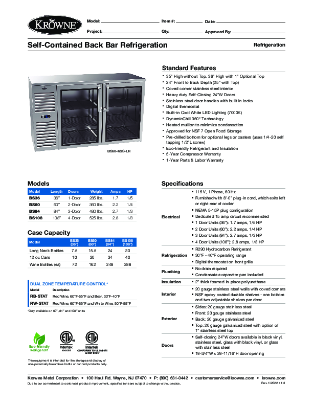 Cutsheet