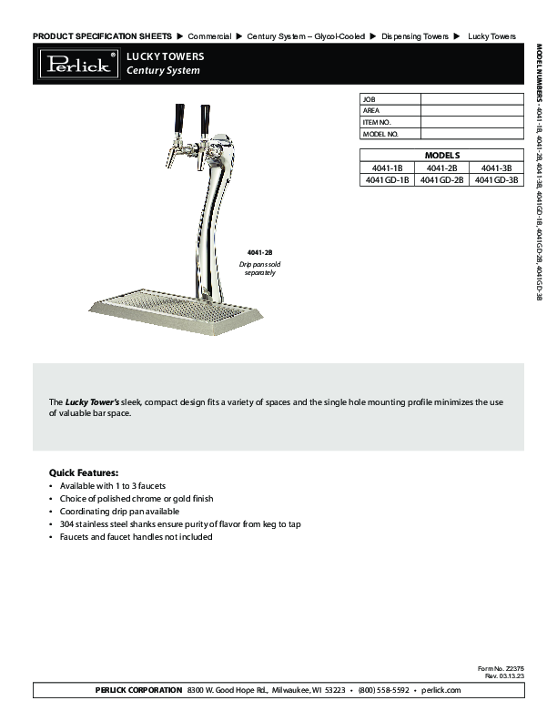 Cutsheet