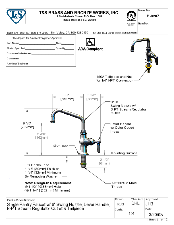 Cutsheet