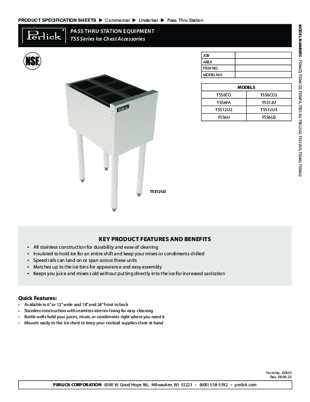 Cutsheet