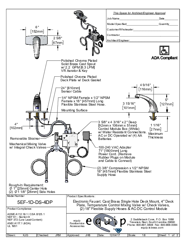 Cutsheet