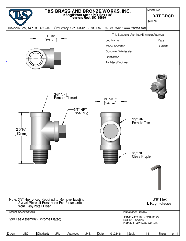 Cutsheet