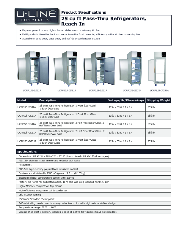 Cutsheet