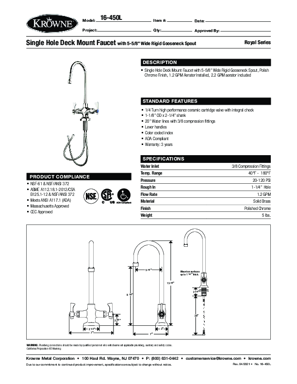 Cutsheet